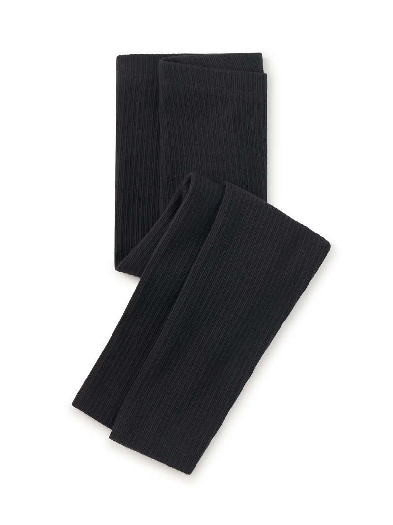 Pointelle Leggings in Jet Black - View 1