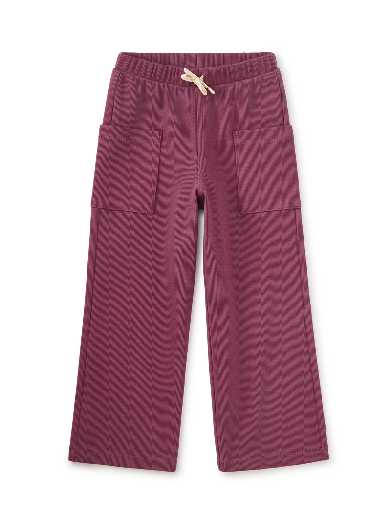 Flare For Fun Pocket Pants in Cassis - View 1