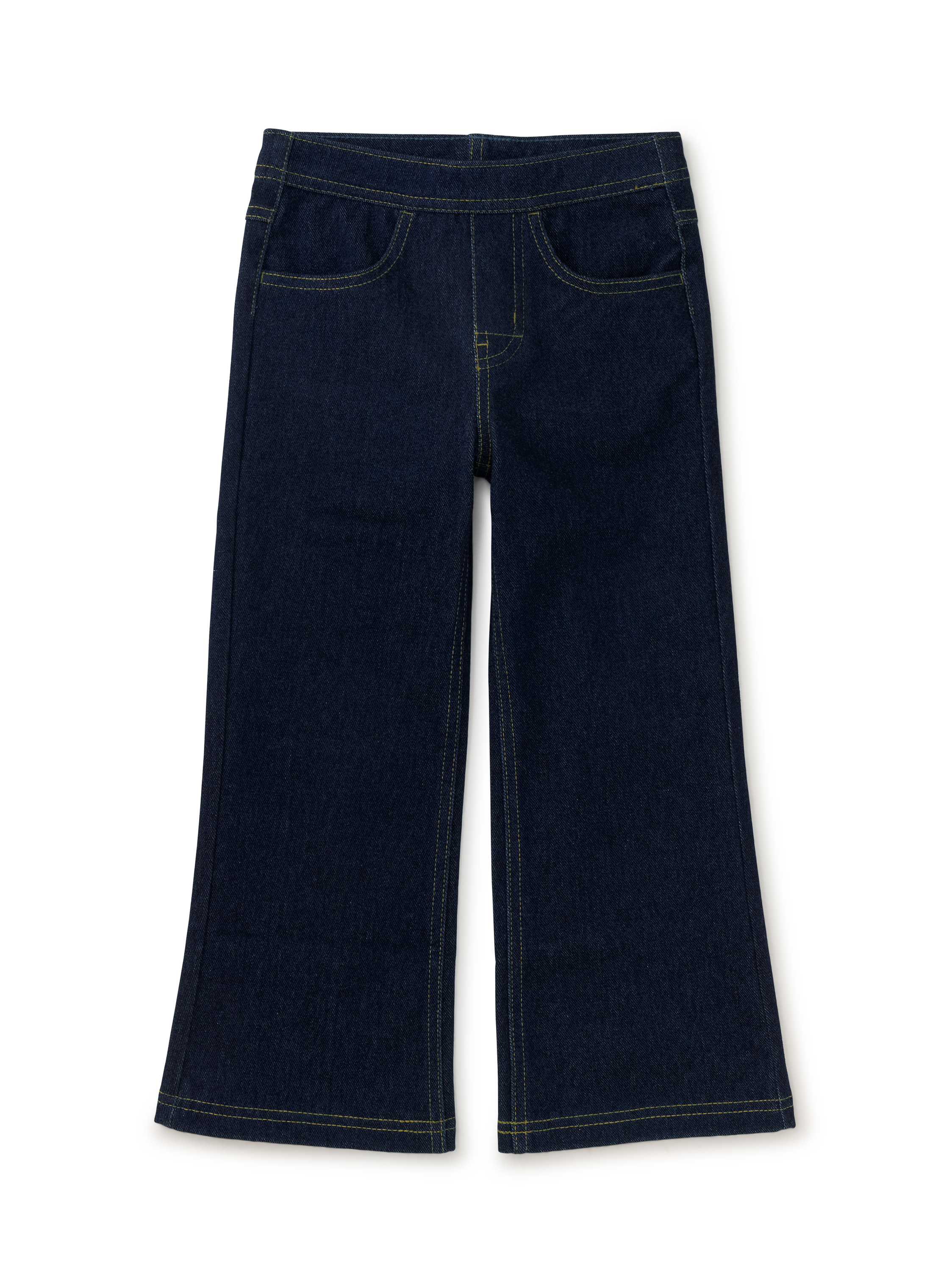 Denim-Like Flare Pants