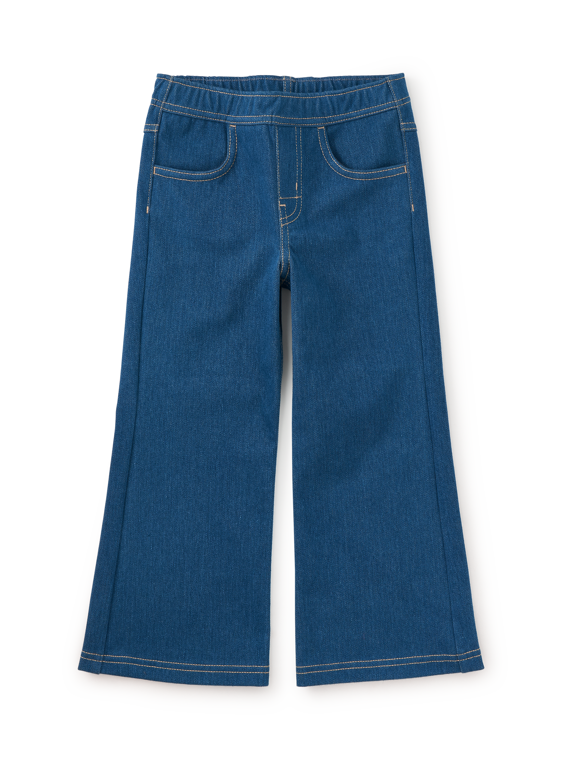 Denim-Like Flare Pants