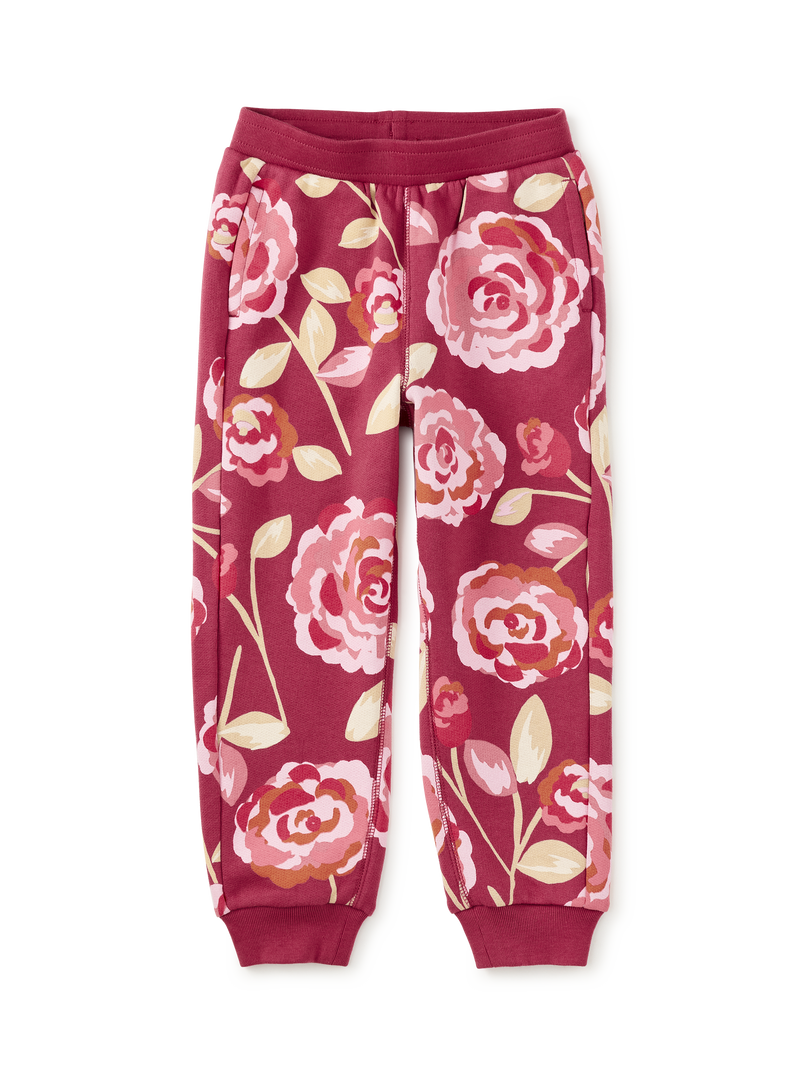 Going Places Joggers in Turkish Rose - View 1