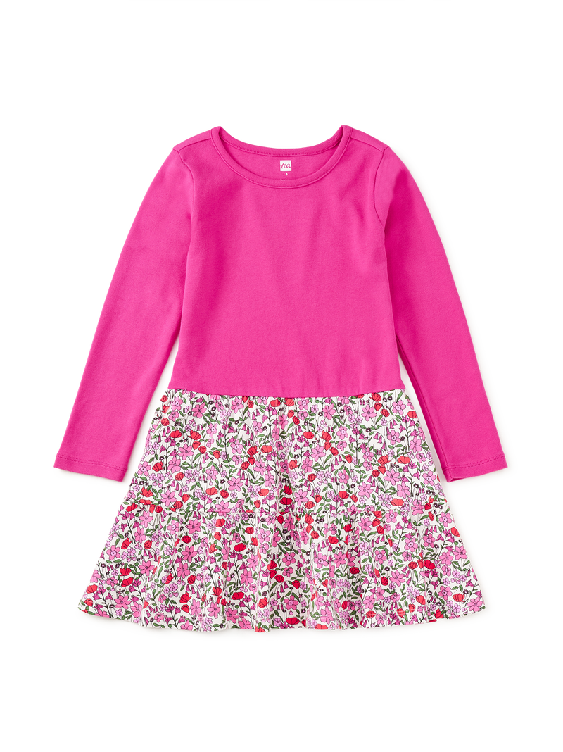 Tiered Skirted Twirl Dress in Somerset Meadow - View 1