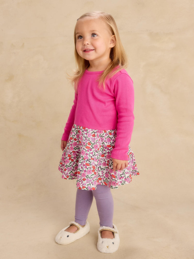 Tiered Skirted Twirl Dress in Somerset Meadow - View 2
