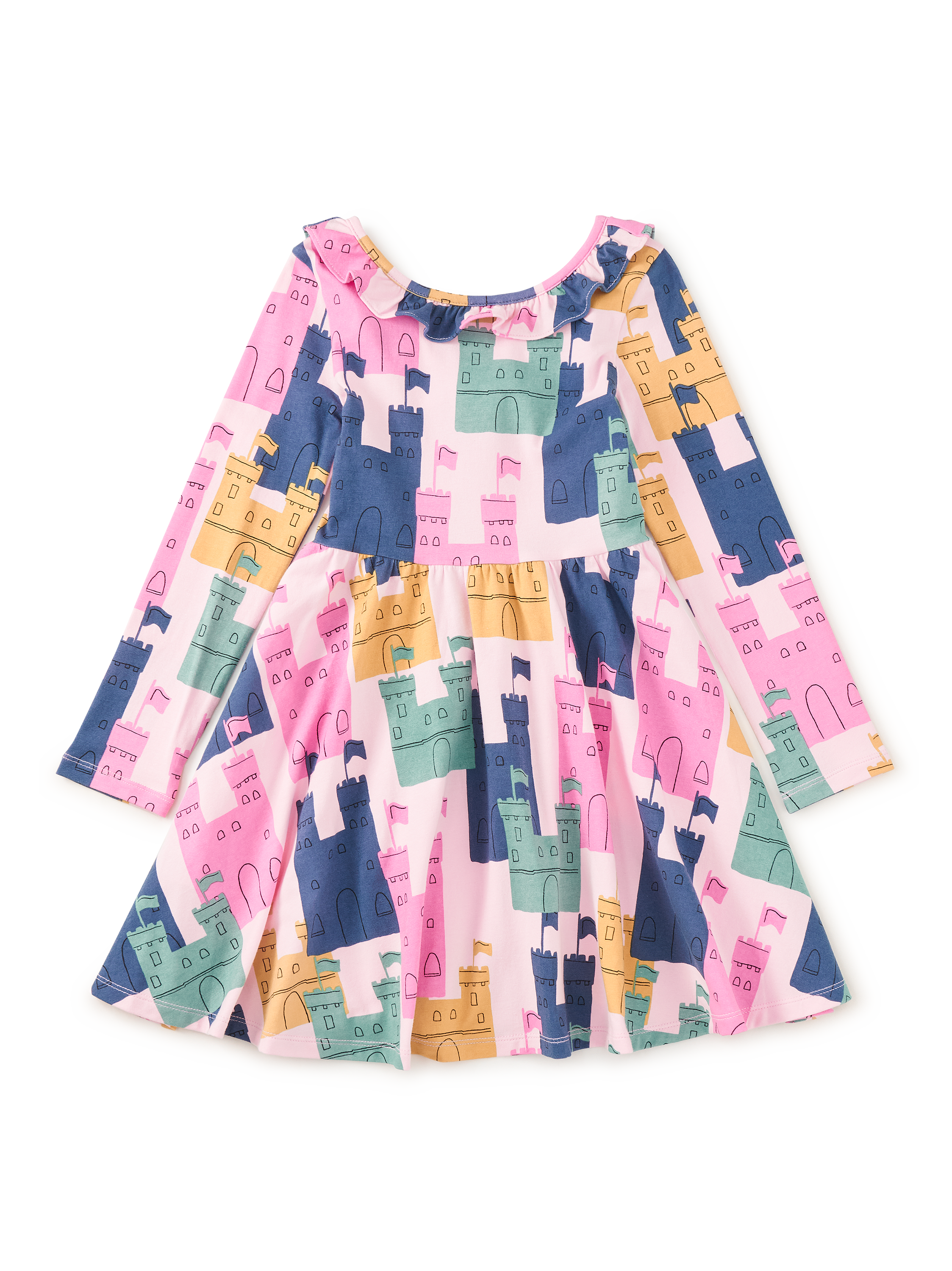 Ruffle Collar Ballet Dress