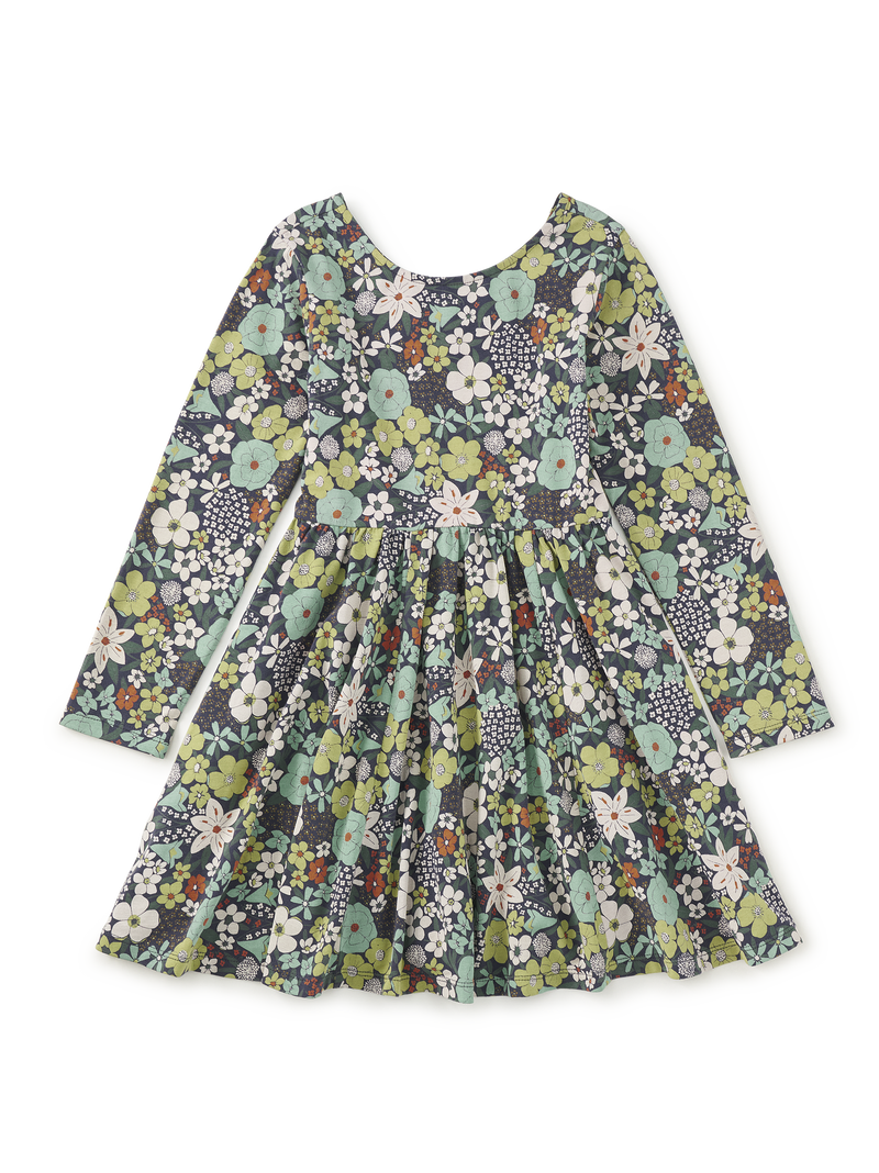 Printed Ballet Dress in Chelsea Garden Floral - View 1
