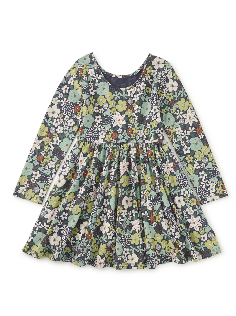 Printed Ballet Dress in Chelsea Garden Floral - View 2