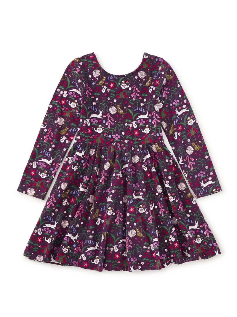 Printed Ballet Dress in Tea Party Floral - View 1