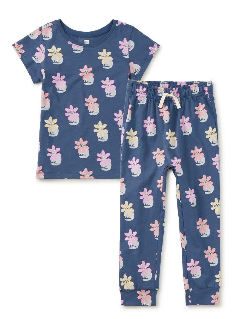 Floral Cat 2-Piece Set in 2 - View 1