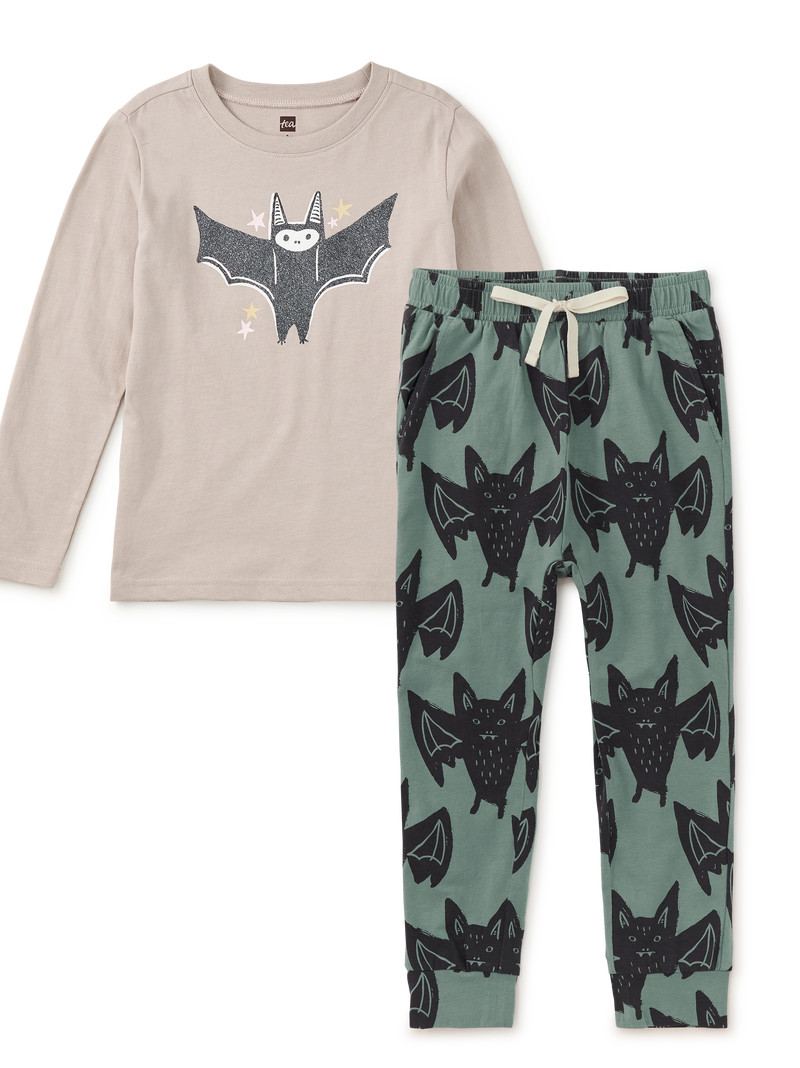 Fly By Night Bats 2-Piece Set in 3-6M - View 1