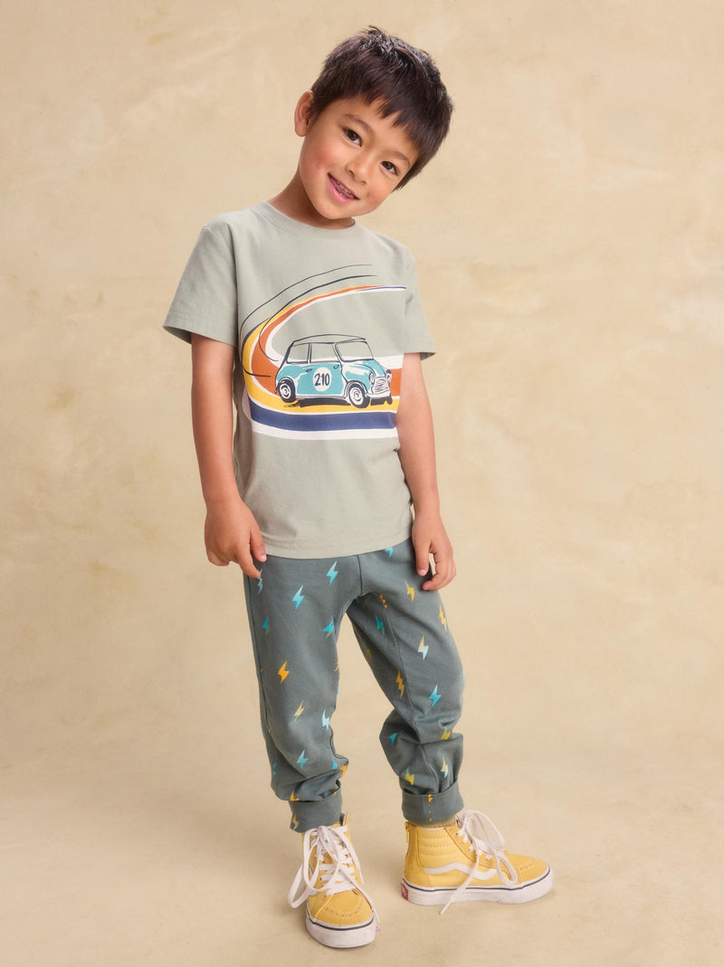 Mini Racer Graphic Tee in Mica - View 2