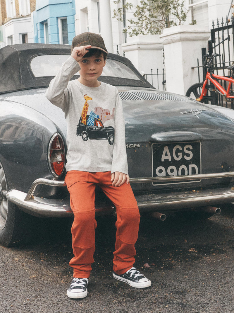 A Wild Ride Graphic Tee in Light Grey Heather - View 2