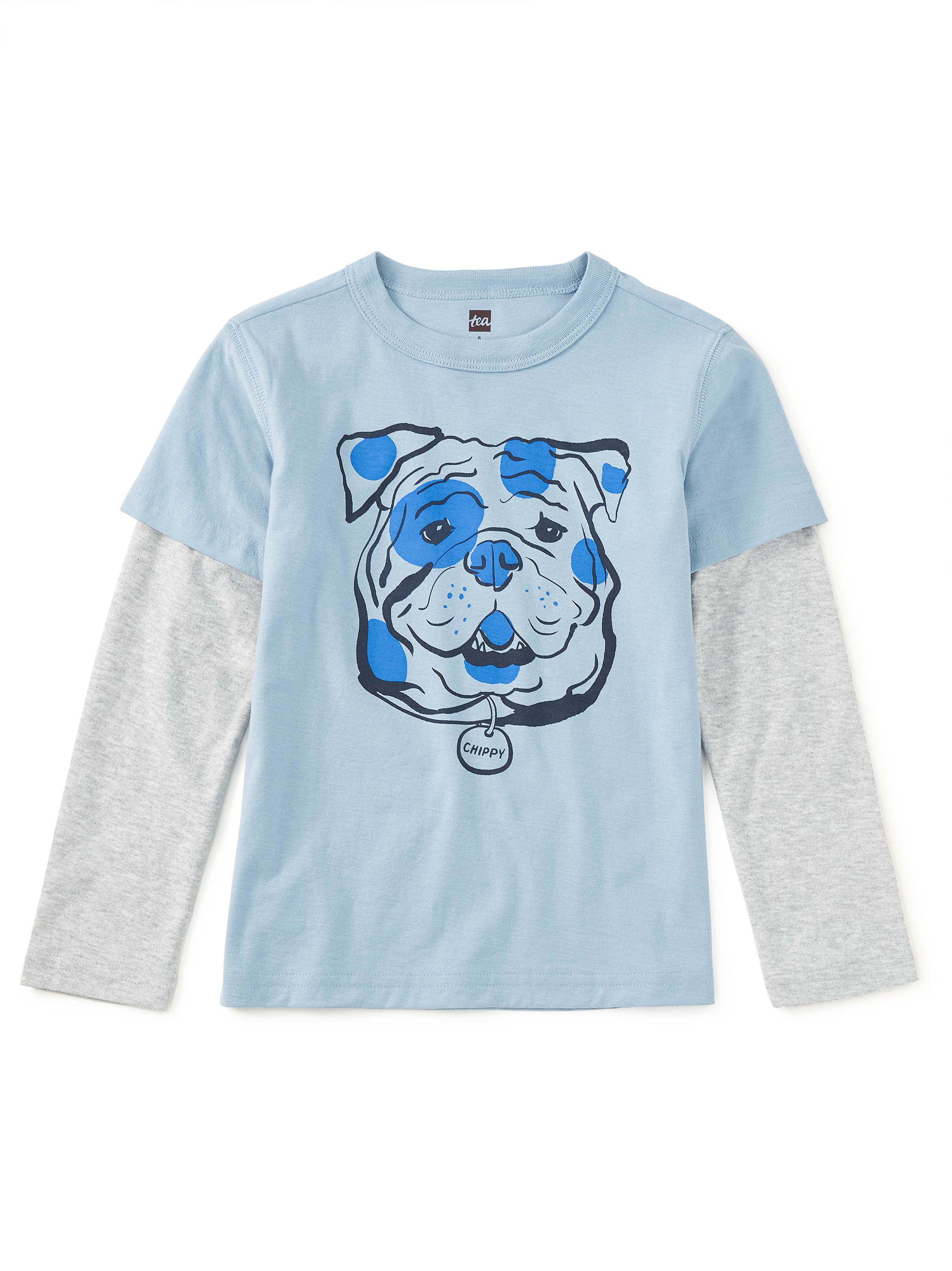 Chippy the Bulldog Layered Tee