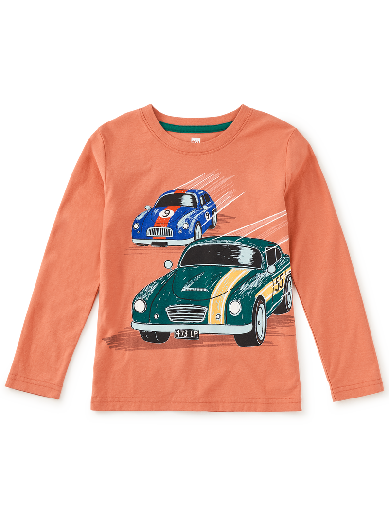 British Racer Graphic Tee in Copper - View 1