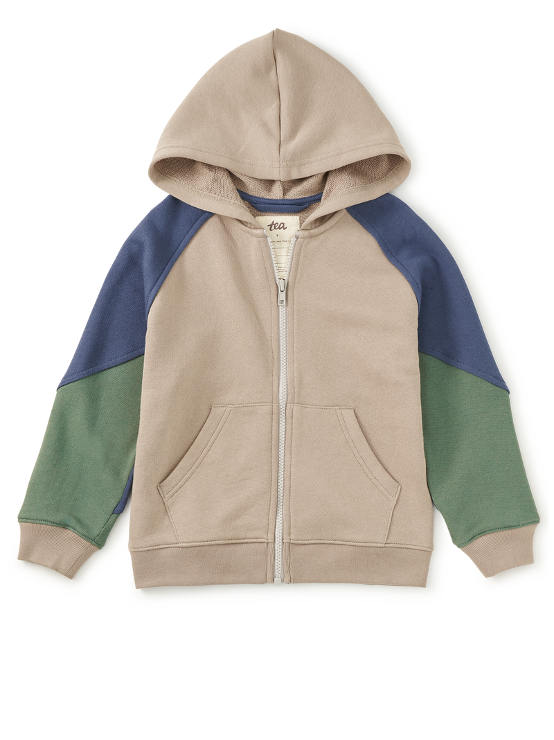 Colorblock Hoodie in Mist - View 1