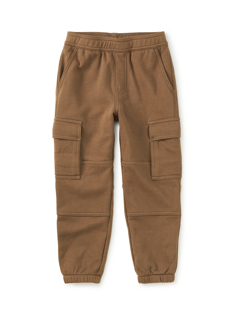 Cargo Pocket Joggers in Mushroom - View 1