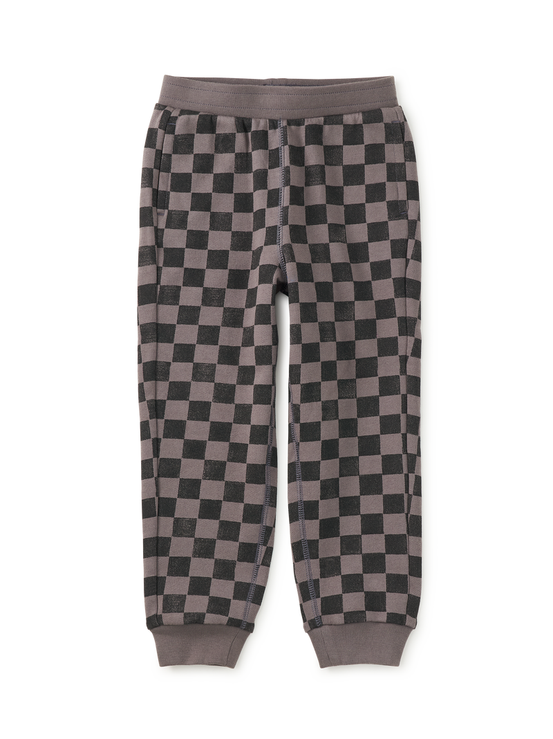 Going Places Joggers in Checkerboard - View 1