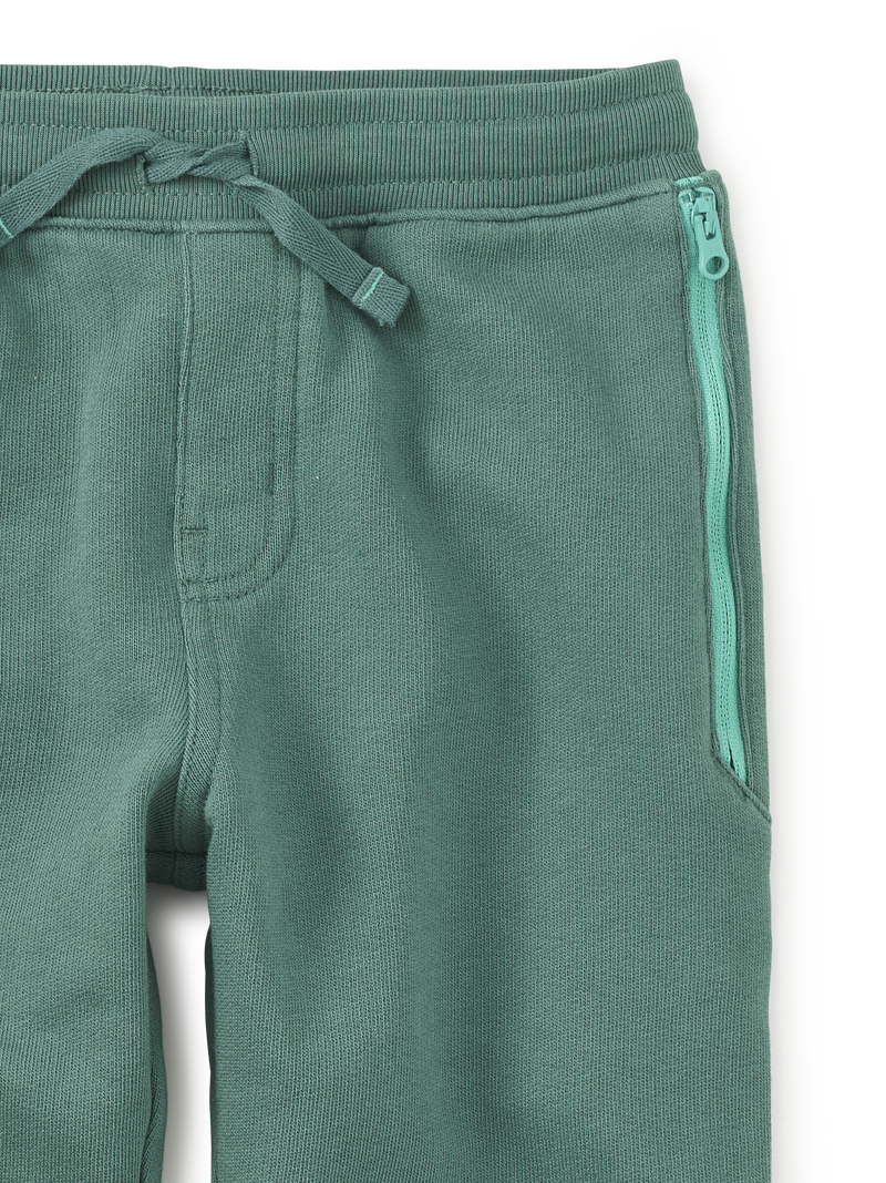 Feeling Zippy Joggers in Silver Pine - View 2