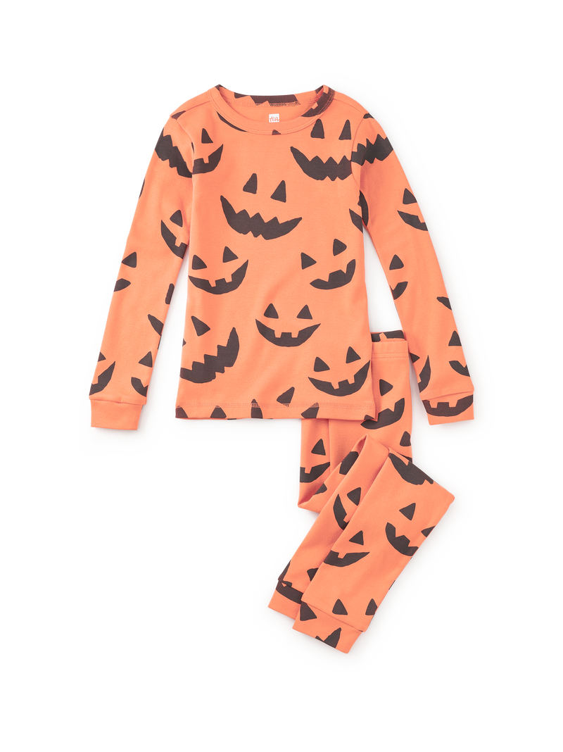Goodnight Pajama Set in Cheeky Pumpkins - View 1