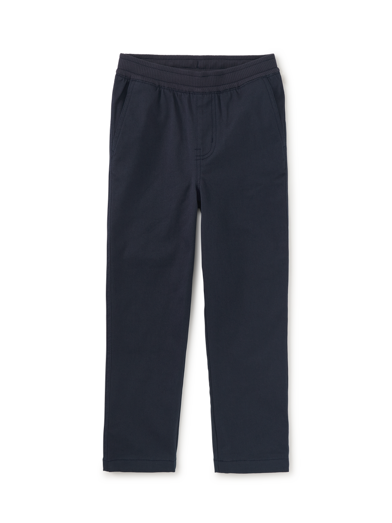 Timeless Stretch Twill Pants in Indigo - View 1