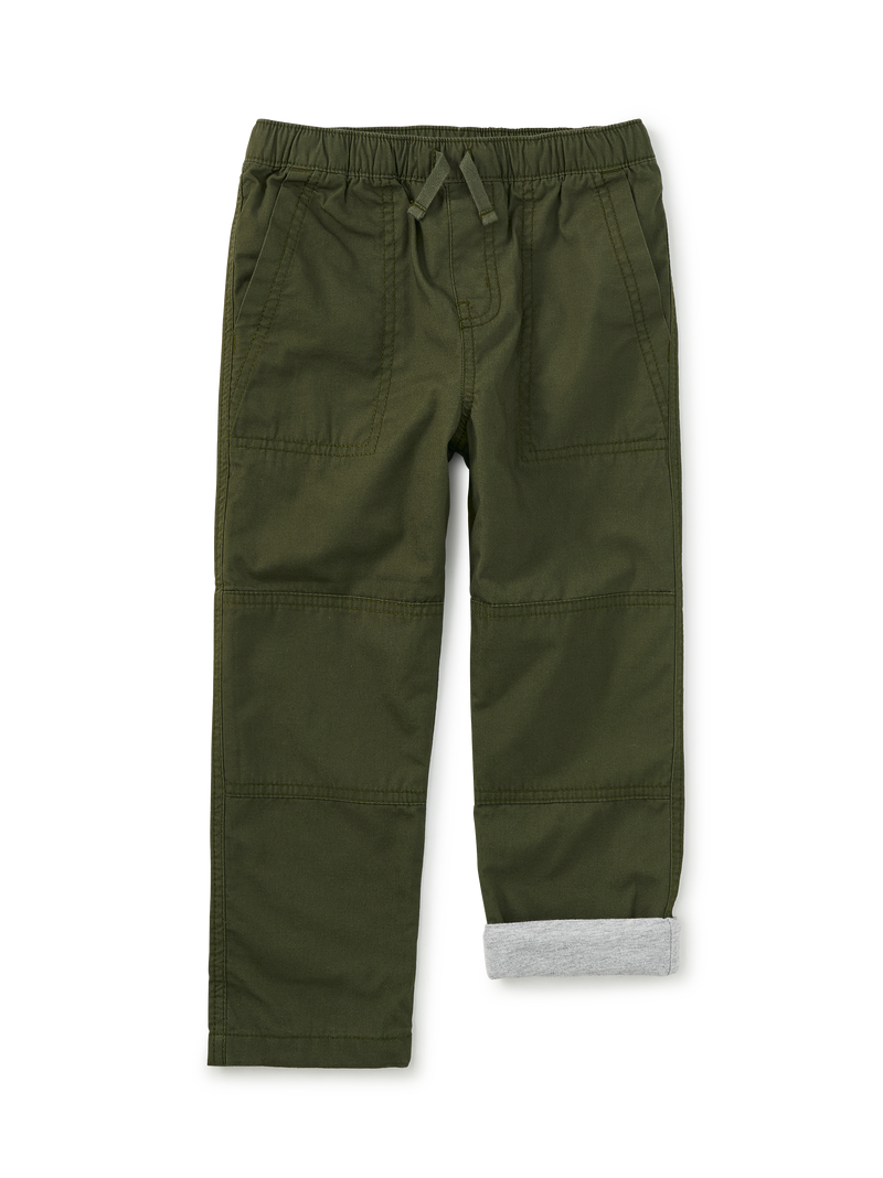 Cozy Does It Lined Pants in Grape Leaf - View 1