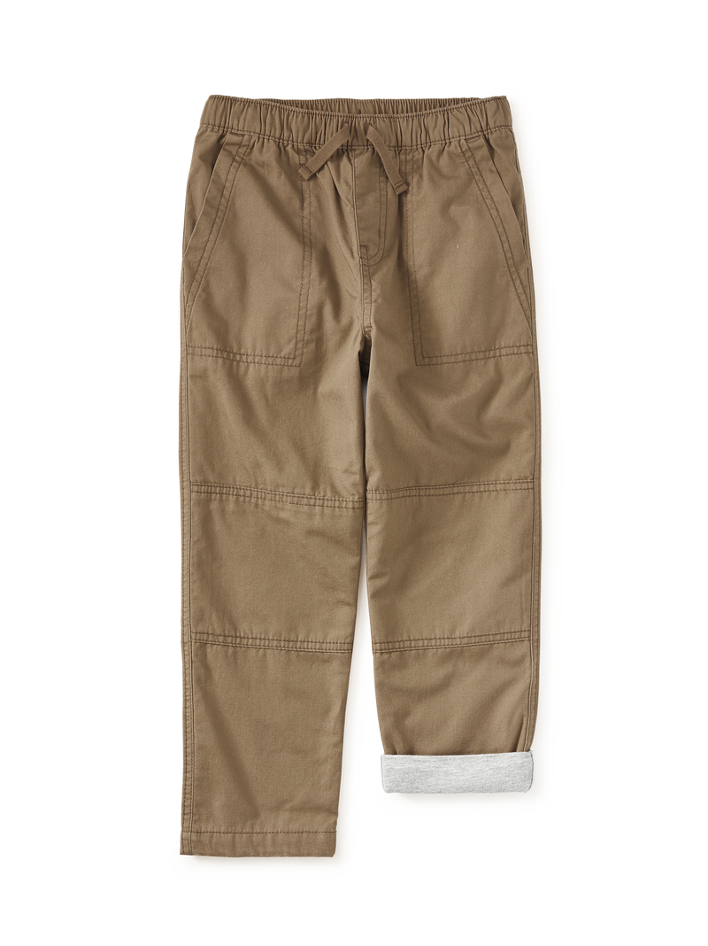 Cozy Does It Lined Pants in Elmwood - View 1