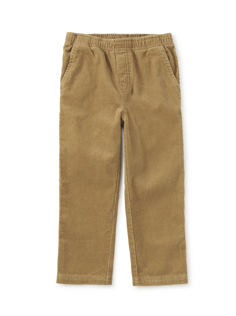 Corduroy Pants in Raw Umber - View 1