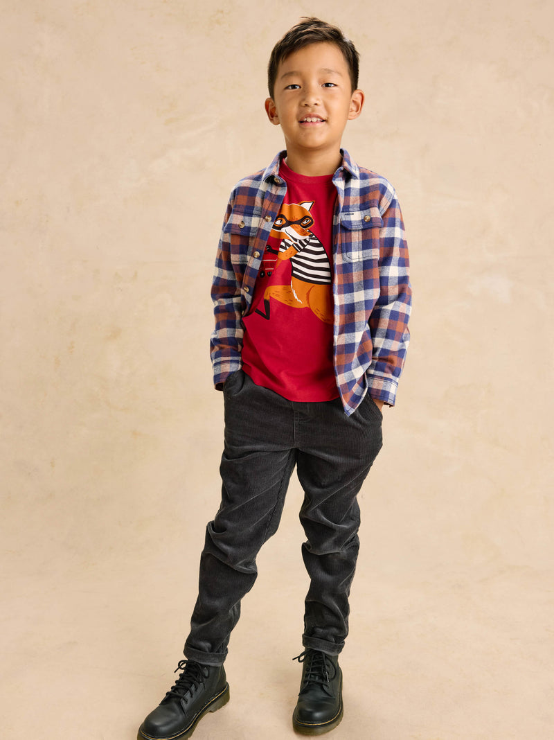 Corduroy Pants in Pepper - View 2