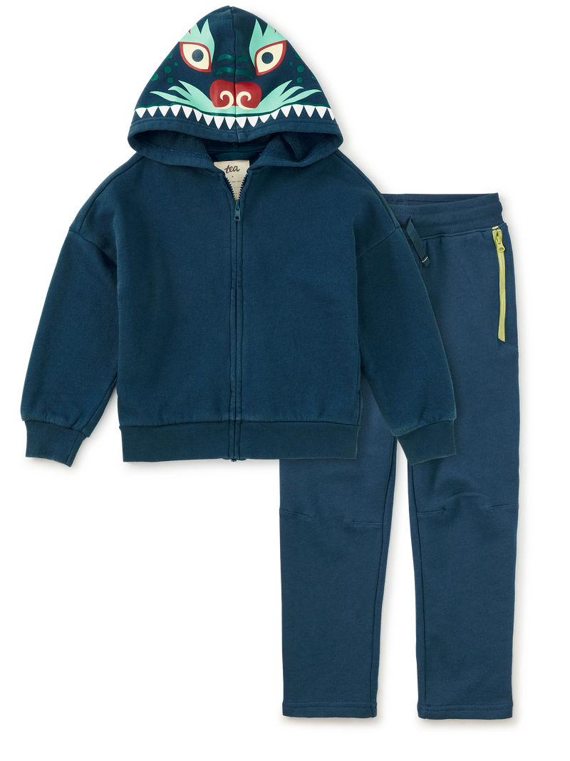 Dragon Hoodie &amp; Joggers 2-Piece Set in 3-6M - View 1