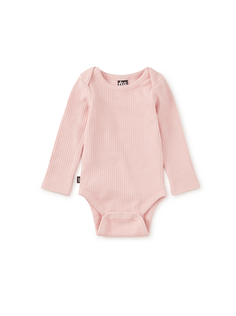 Lap Shoulder Baby Bodysuit in Apple Blossom - View 1