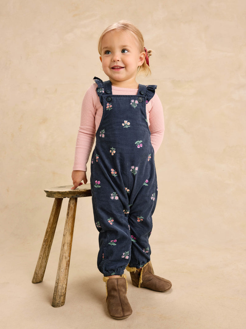 Lap Shoulder Baby Bodysuit in Apple Blossom - View 2