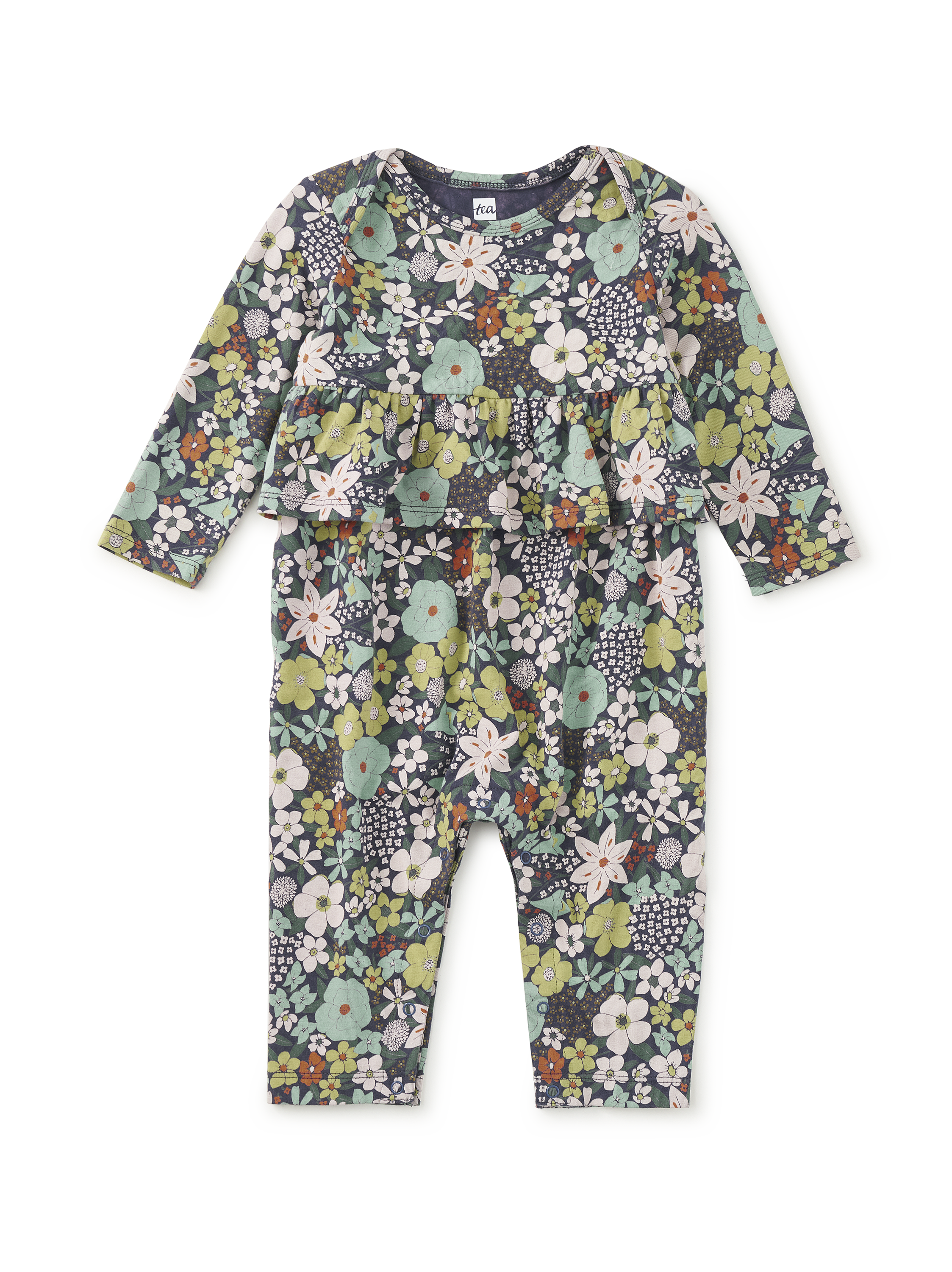 Pretty Peplum Baby Romper