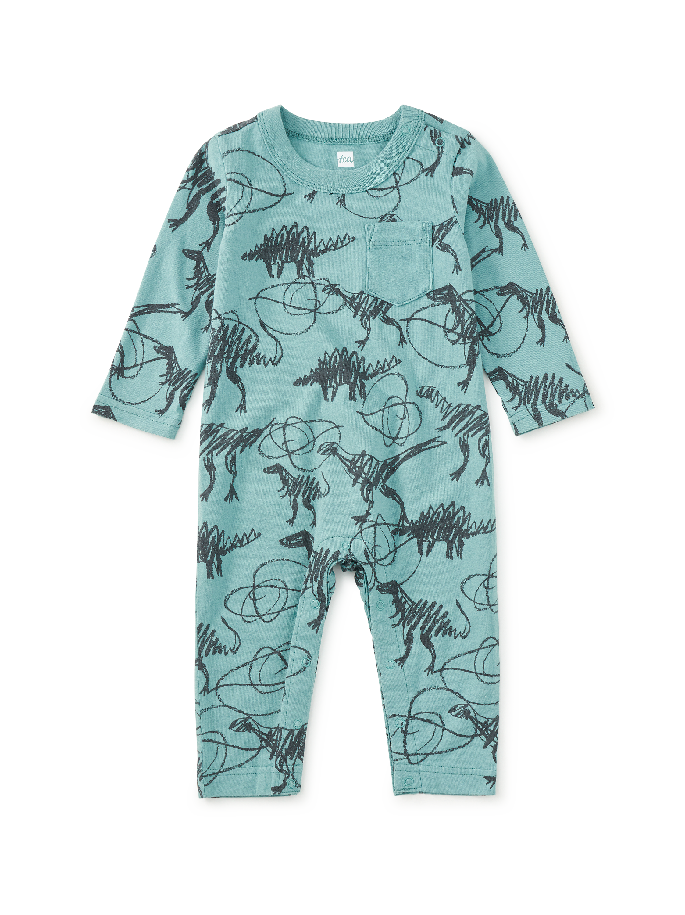 Long Sleeve Pocket Baby Romper