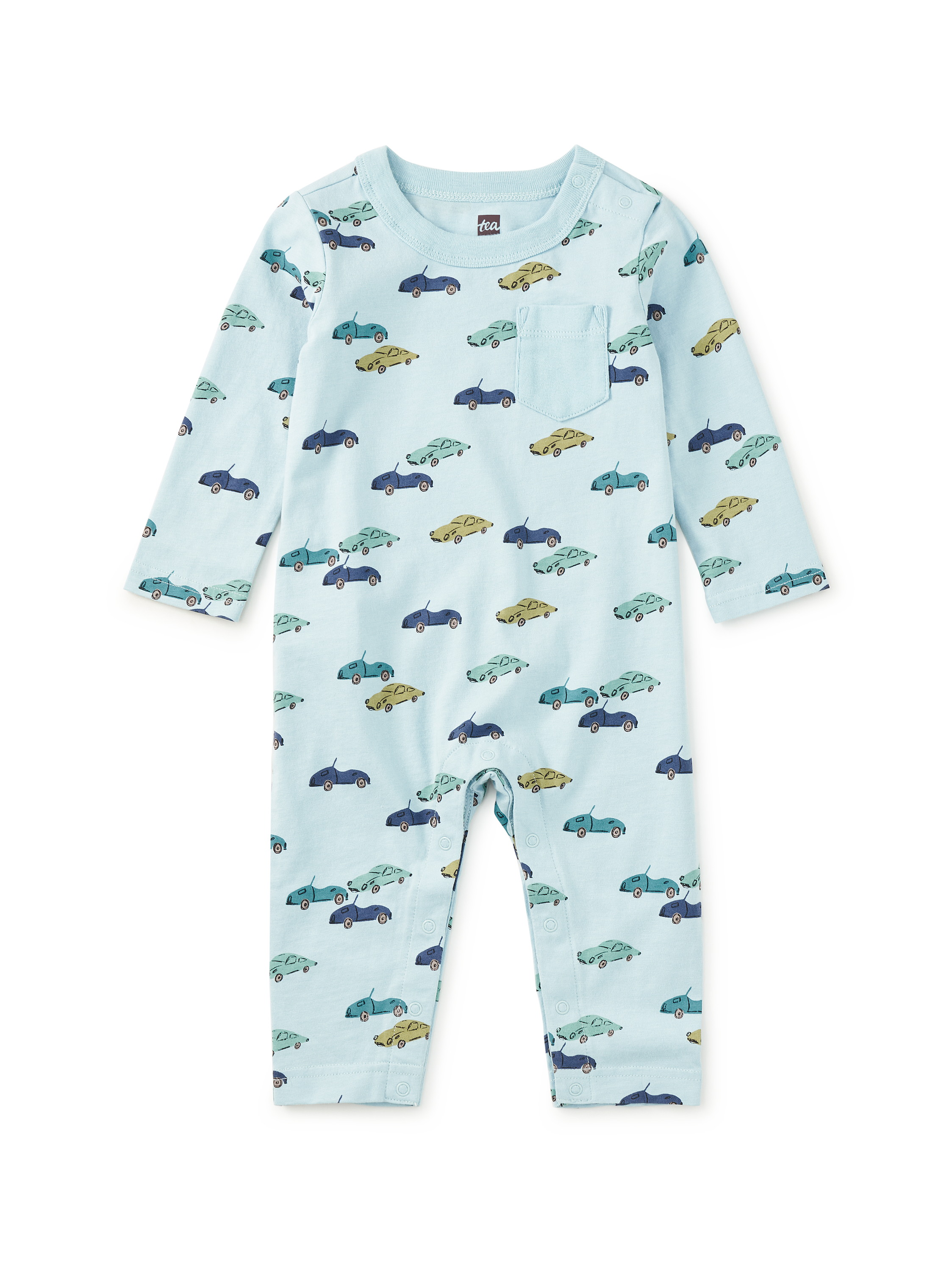 Long Sleeve Pocket Baby Romper