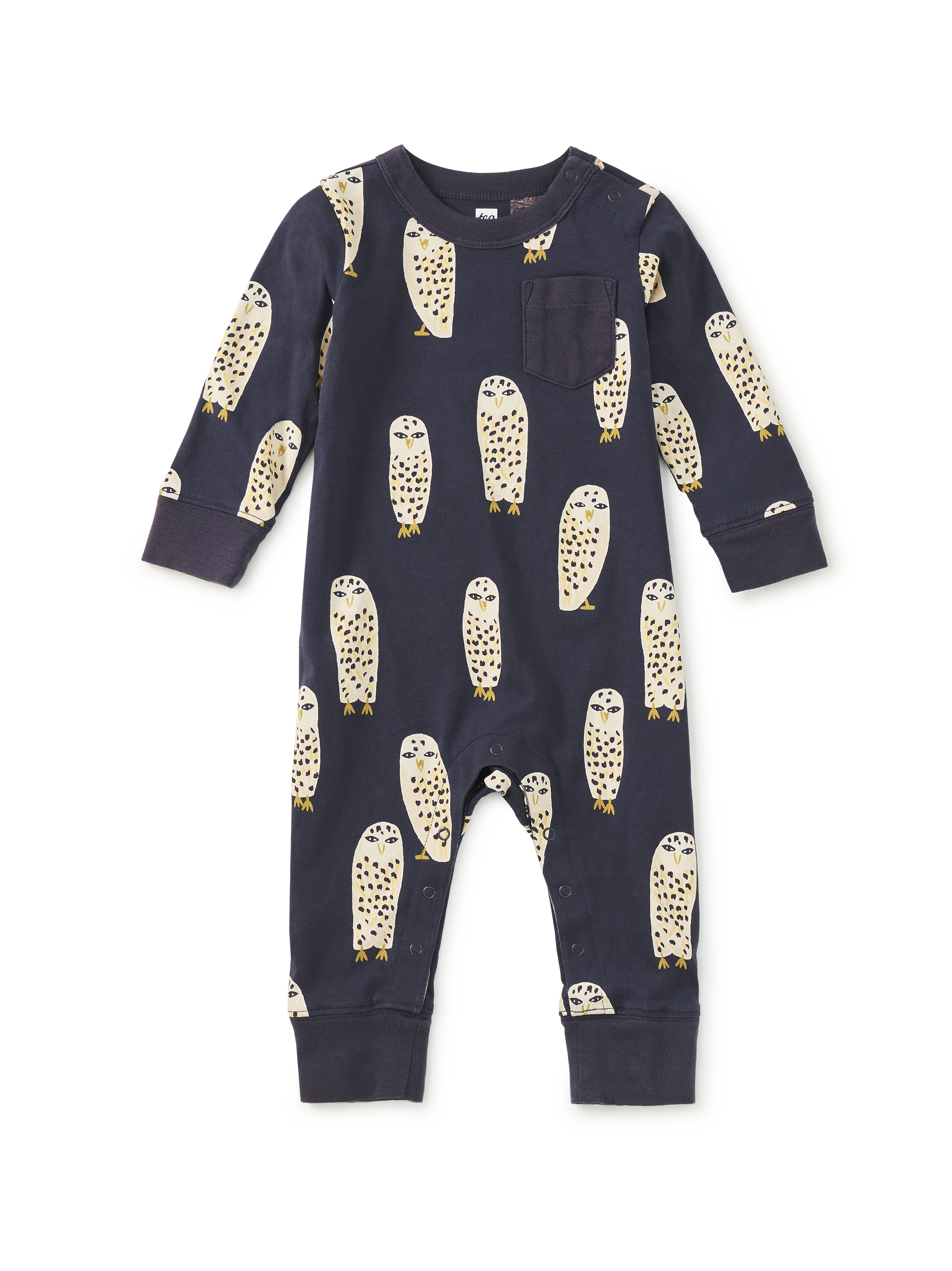 Long Sleeve Pocket Baby Romper