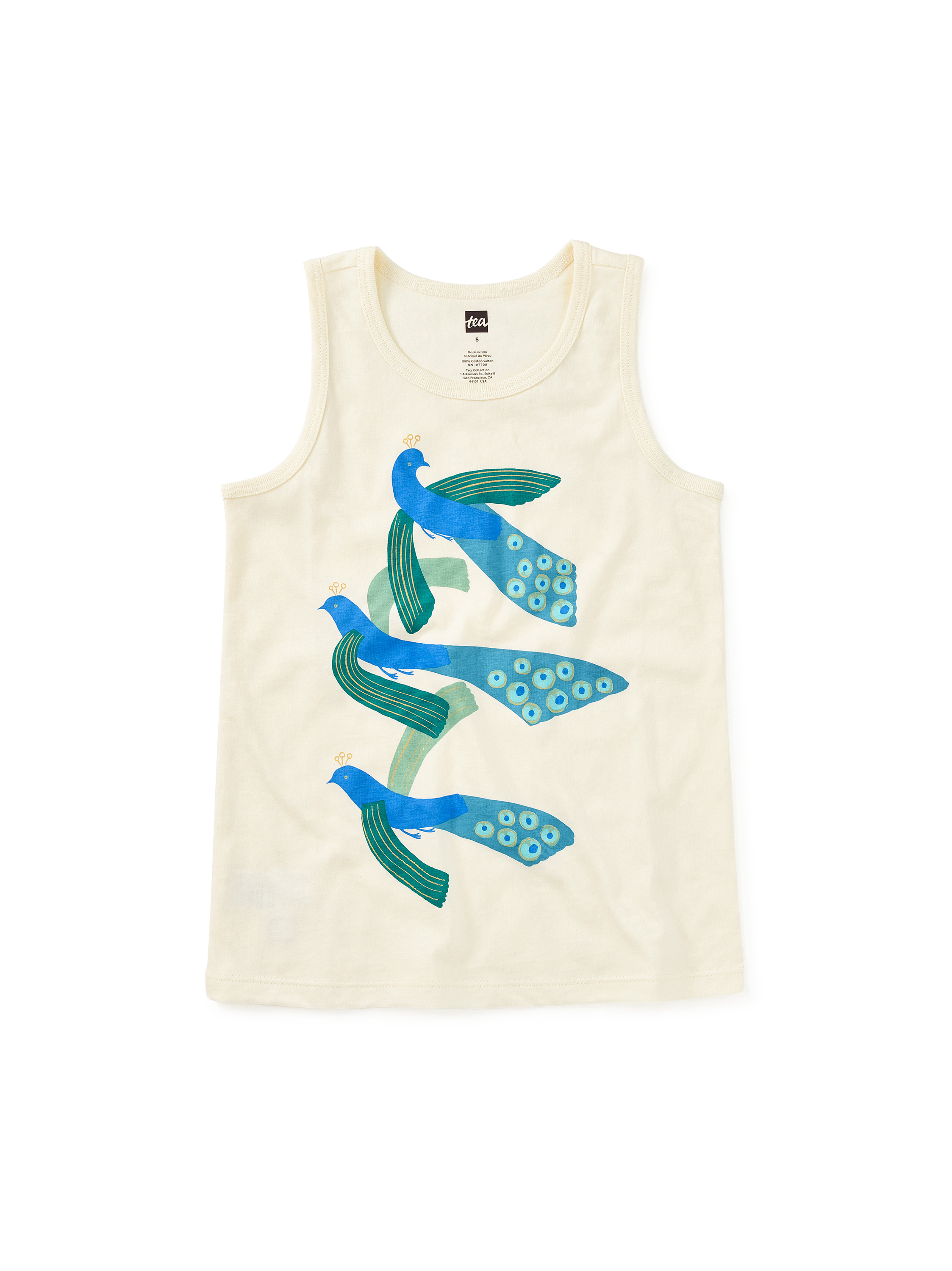 Peacocks Of Parc Güell Graphic Tank