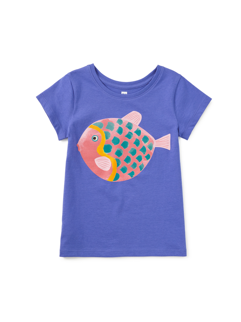 Little Fishy Graphic Tee in Morning Glory - View 1