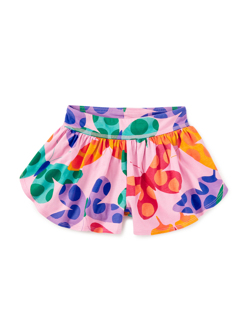 Sporty Petal Shorts in Butterfly Spot - View 1