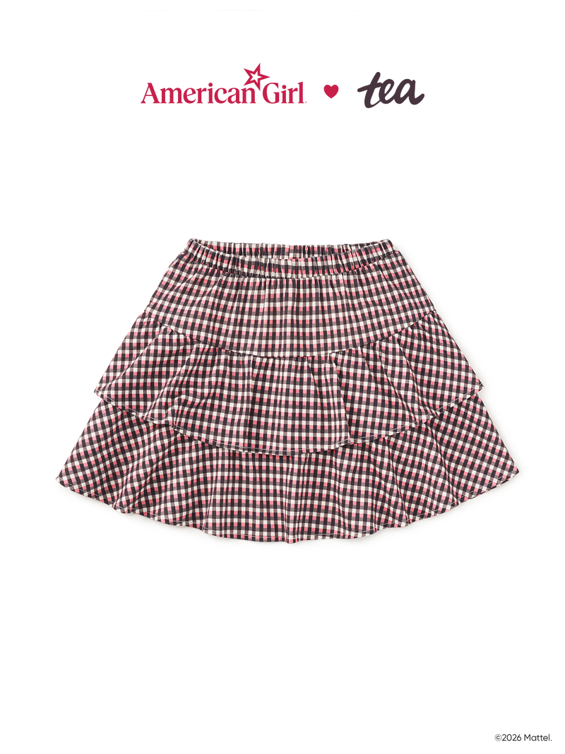 American Girl® Tiered Skort in Samantha Print - View 1