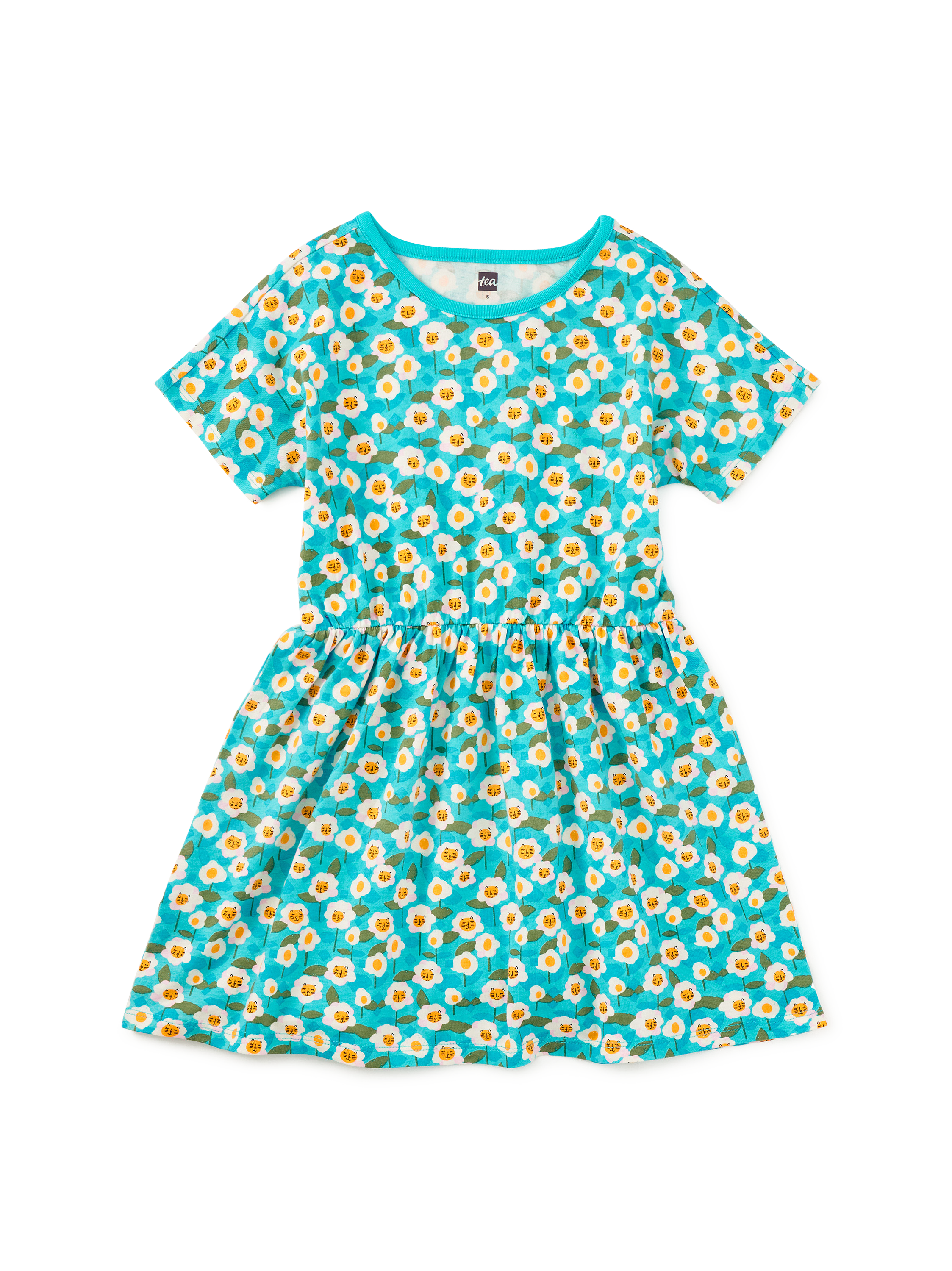 Short Sleeve Twirl Dress