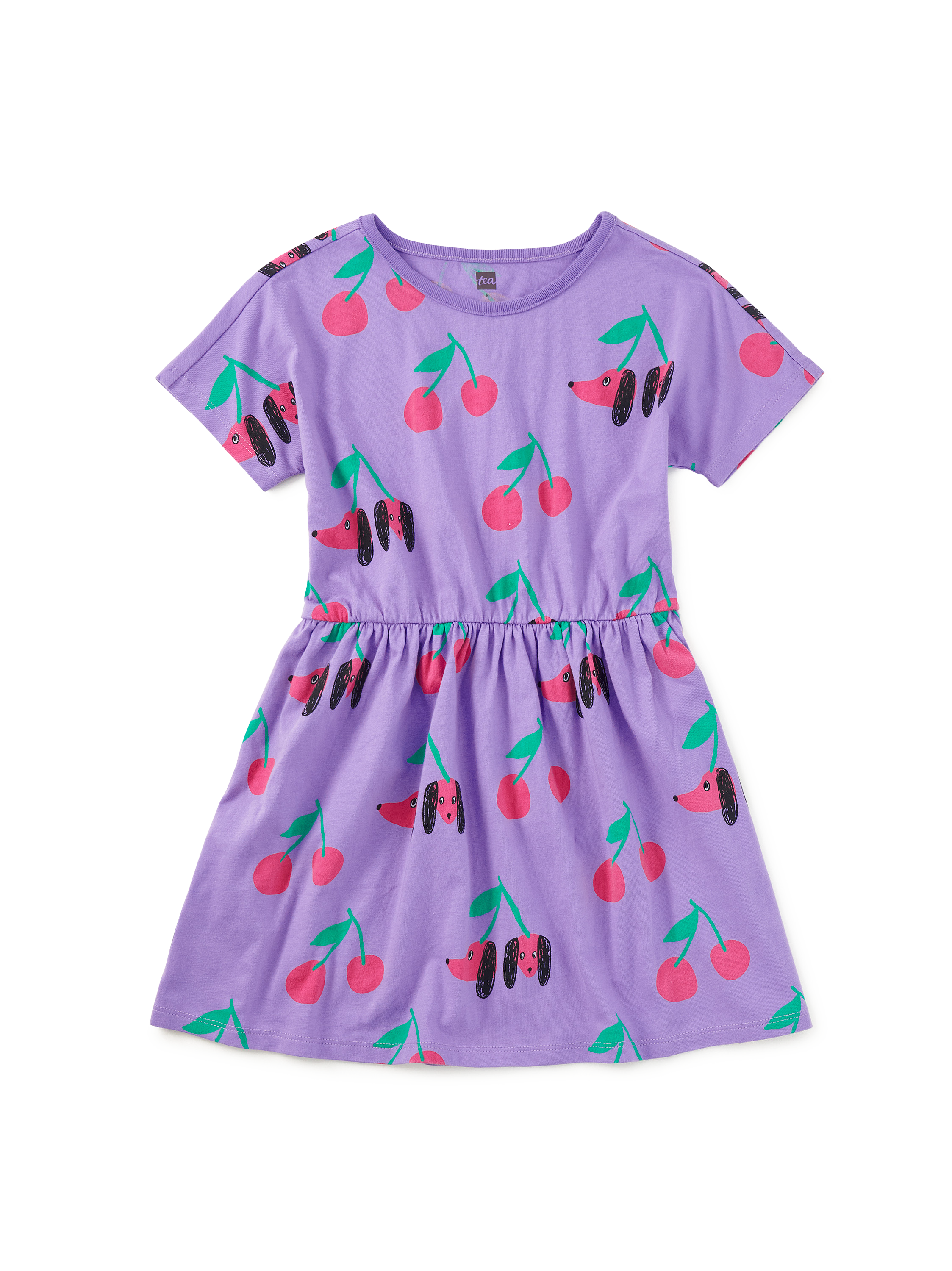 Short Sleeve Twirl Dress