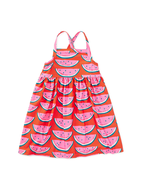 pink watermelon dress Strappy Sun Elegant Smart Dinner Attire Color:Dark Oak 1960s polka dot