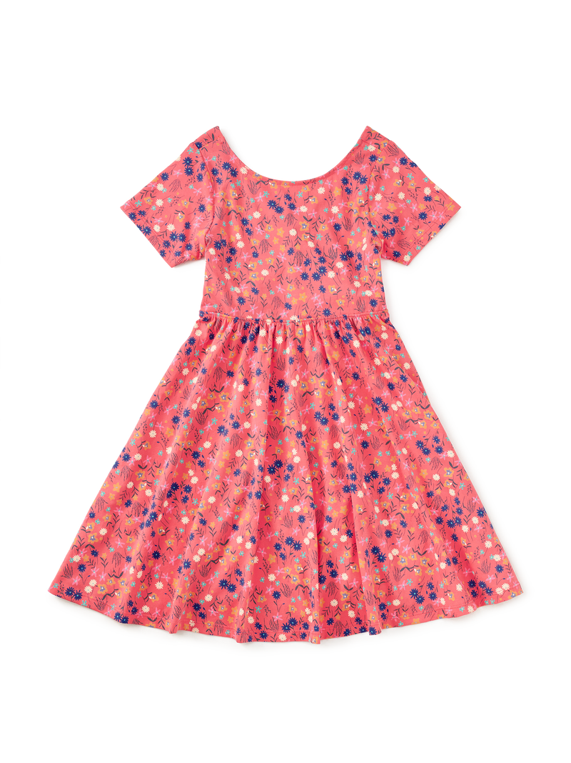 Twist Back Ballet Dress in Malindi Wildflowers - View 1