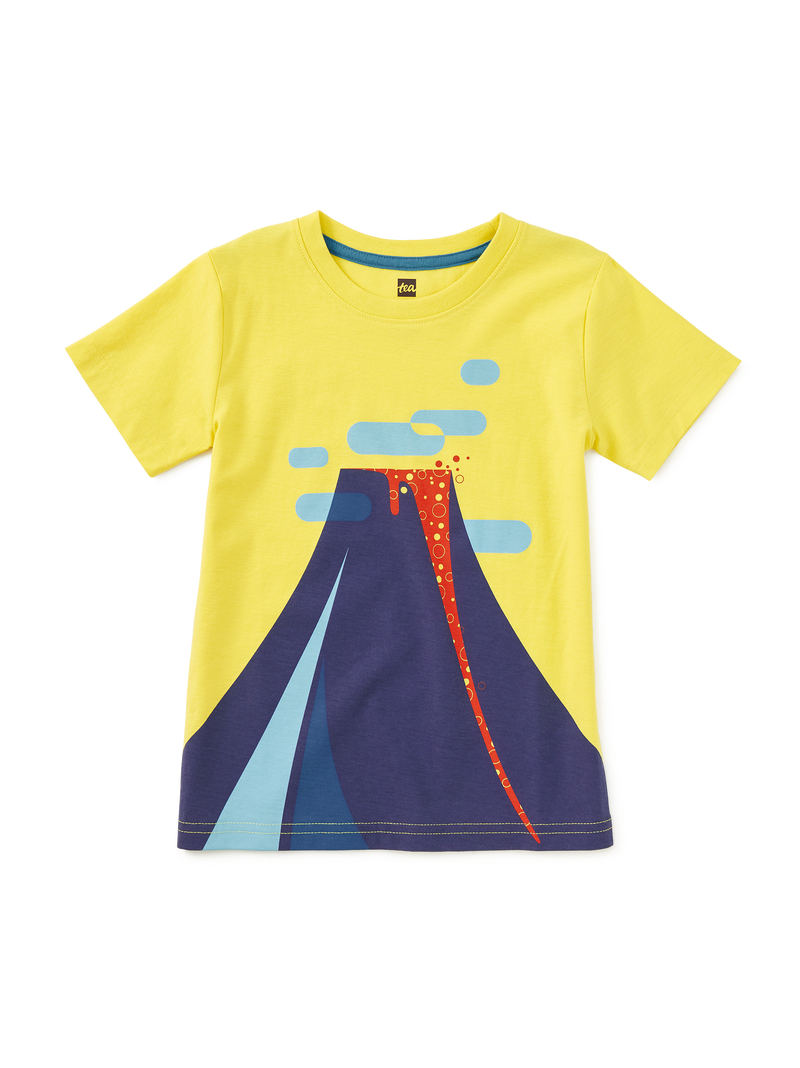 Lava Flow Graphic Tee in High Visibility - View 1
