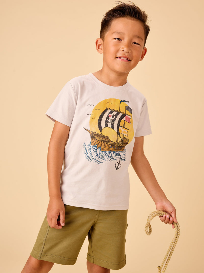 Pirates Voyage Graphic Tee in Vapor - View 2