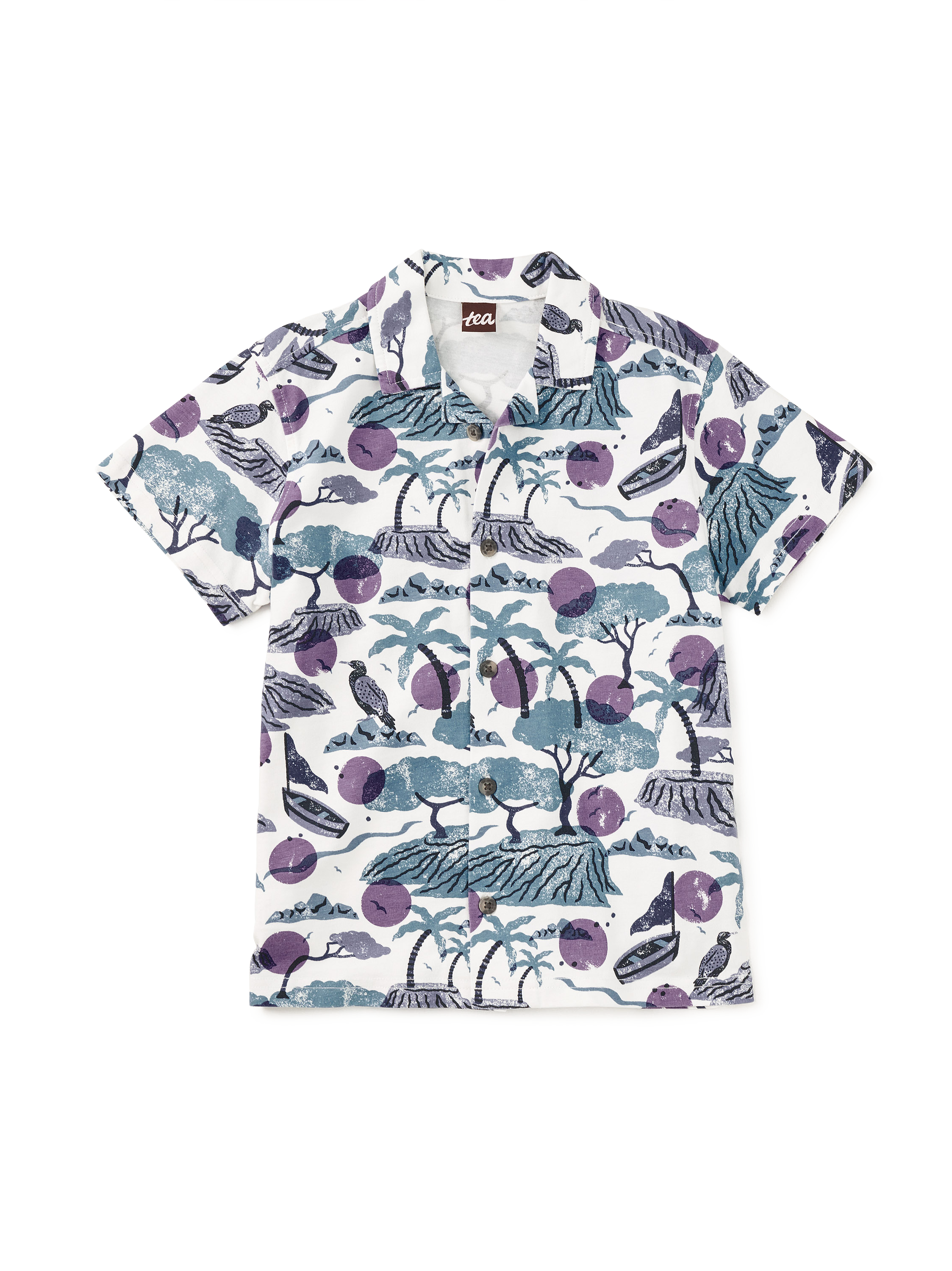 Printed Camp Shirt