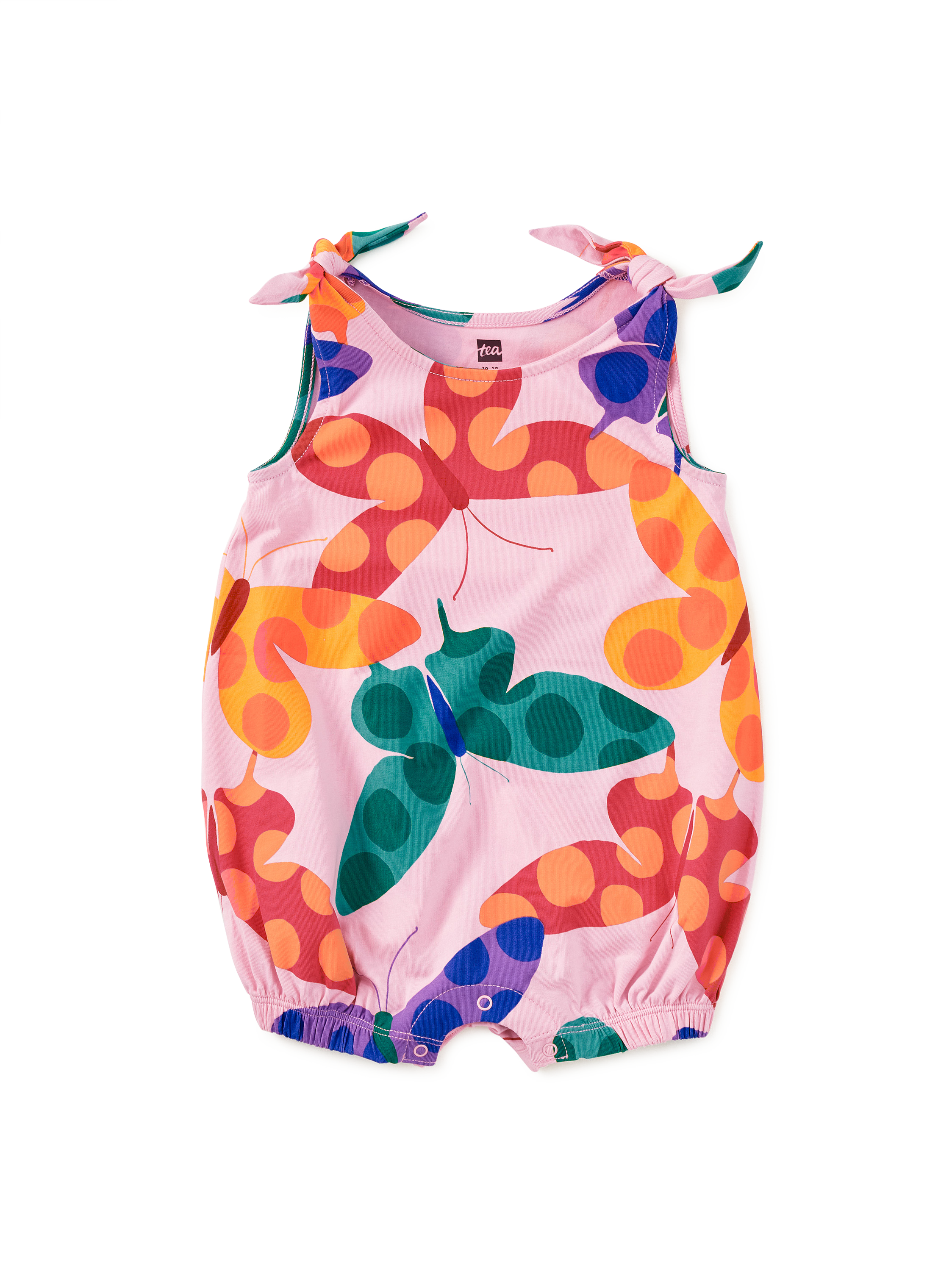 Tie Shoulder Baby Romper
