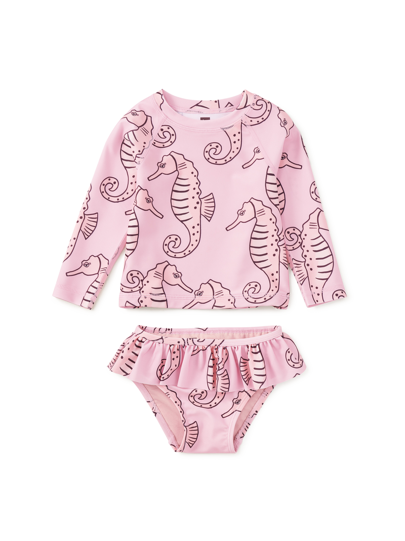 Rash Guard Baby Swim Set in Caballito De Mar - View 1