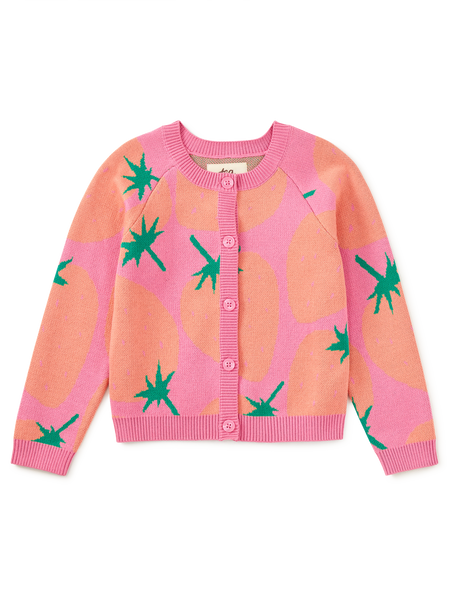 Girl Fresas Favoritas Strawberry Iconic Cardigan | Tea Collection