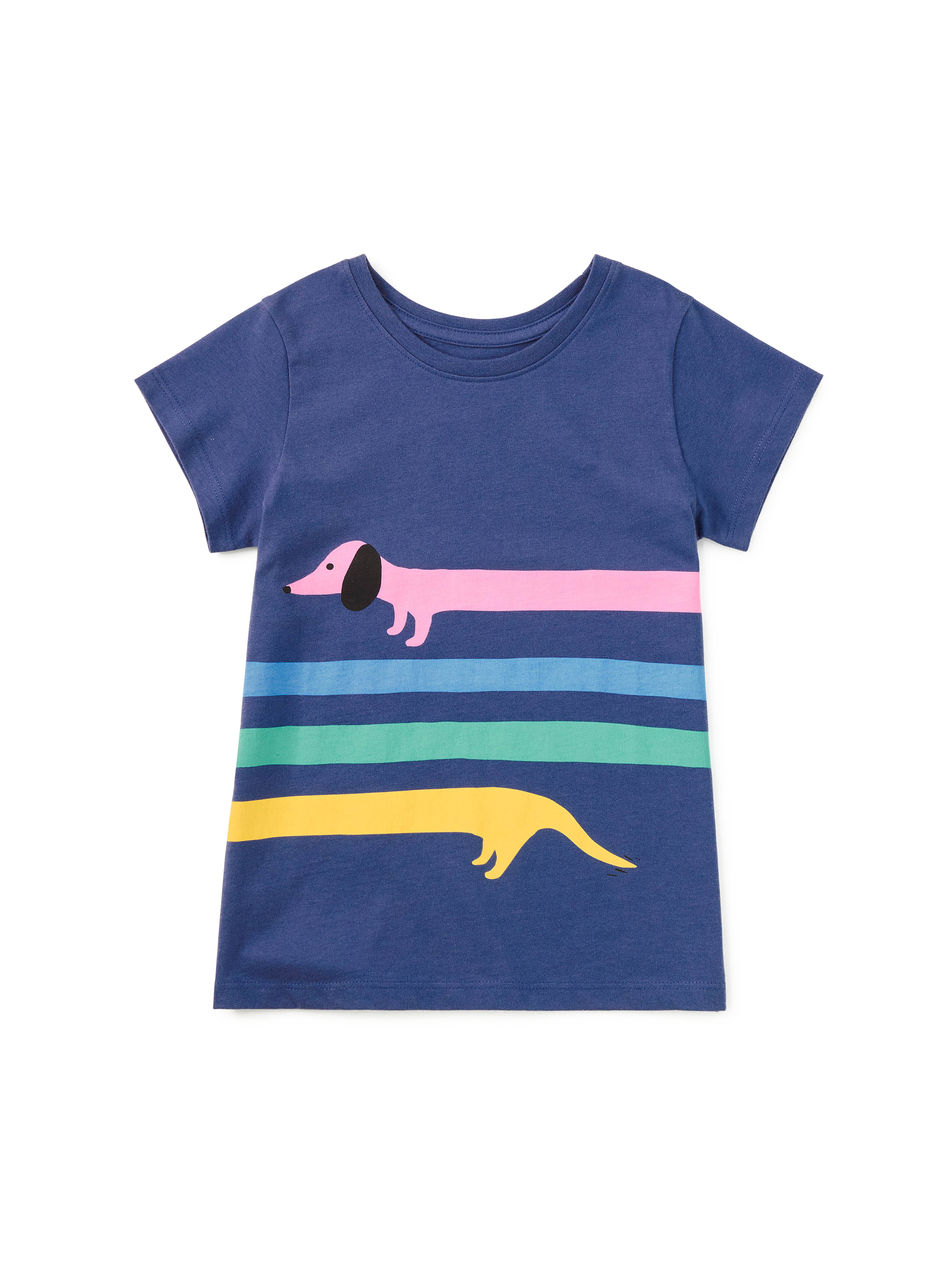 Rainbow Dachsund Graphic Tee