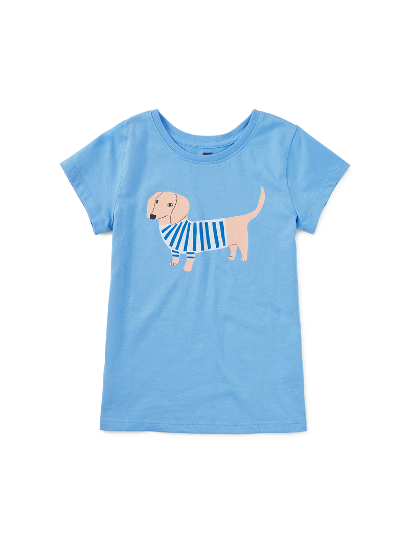 Pablos Pup Graphic Tee in Blue Orchid - View 1